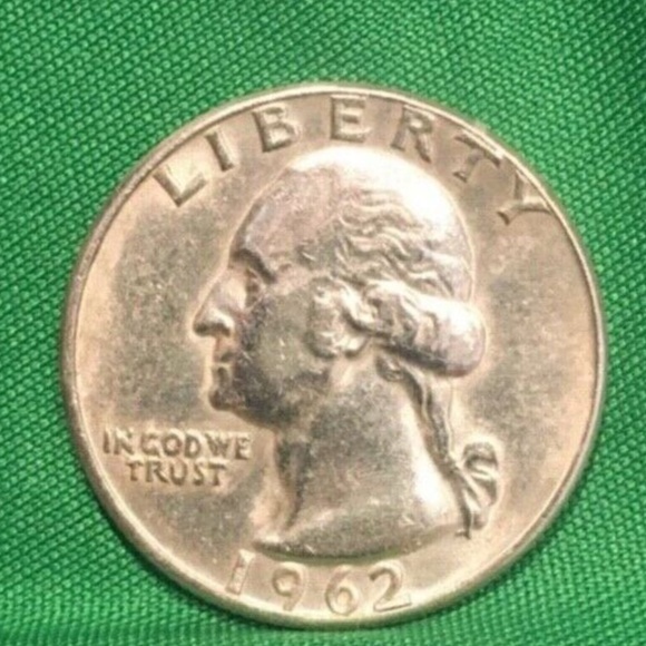 US MINT Other - 1962 P Washington Quarter 90% Silver Au Us Coin